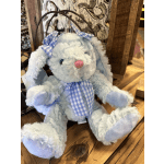 BLUE PLUSH BUNNY