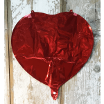Metallic Heart Balloons