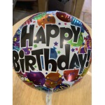 stick mylar balloons (match with ocassions)