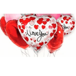 I Love You Helium Ballons