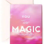 You Are Magic, Pink Barbie Happy Birthday Greeting Card