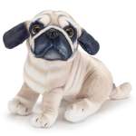 PLUSH 8" BROWN PUG PUPPY