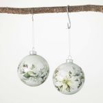 floral ball ornament