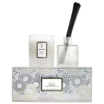 MOKARA SCALLOPED EDGE CANDLE & REED DIFFUSER GIFT SET