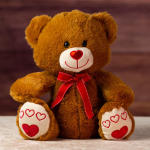 14.5" Medium Cutie Pie Valentine Bear Brown