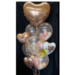 Mylar and latex mixed bouquet