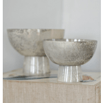 Marbled Metallic Compote Small