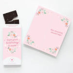Hope Your Birthday Is Sweet–Chocolate Bar and Greeting Card!