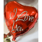 I Love You Heart Mylar