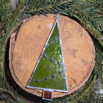 Stained Glass Christmas Tree Ornament
