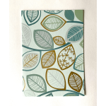 Card with leaves