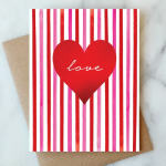 Red Heart Greeting Card