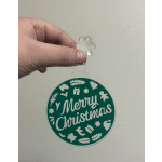Merry christmas ornament