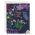 Winter Greetings Redcap Blank Card