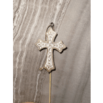 small wood cross pick - add on