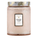Voluspa Panjore Lychee Large Glass Candle