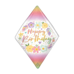 A Single Happy Birthday Balloon