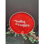 Vodka and Cookie serving tray