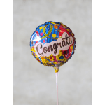 8" Mylar Congrats Balloon