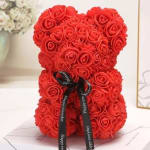 Rose Flower Teddy Bear
