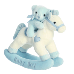 12" Baby Boy Rocking Horse