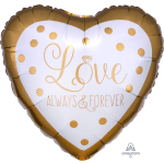 18" Sparkling Gold Wedding