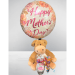 Mother’s Day warmies donkey with Balloon & Hershey’s Kisses