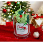 Merry grinchmas candle