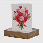 Happy roses blank card