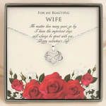 Sterling Silver Valentine's Day Jewelry Gift Set For Wife