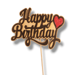 Happy Birthday Wooden Stick