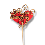 Happy Anniversary Wooden Stick