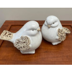 Large ceramic birds