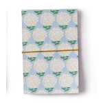 Small Hydrangea Soft Cover Notebook - White