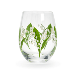 Lily of the Valley Stemless Wine Glass