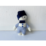 Small Hand-Crafted Baby Doll (Blue)