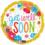 Get Well Soon Balloon - 9" Air Filled