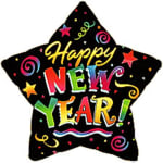 Happy New Year Mylar Balloon