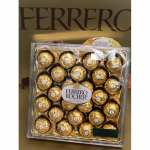Ferrero Rocher Fine Hazelnut Milk Chocolate, 24 Count