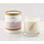 April Birth Month Flower Soy Candle. 8 oz