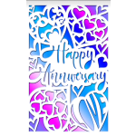 Happy Anniversary Bright Card