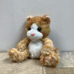 Kit Kat plush cat, orange stripe