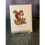 "Nutty Squirrel" Holiday Card