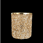 Bedazzled Vase Collection 03-Gold