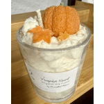 Pumpkin swirl candle