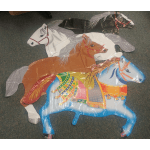 Horse Mylars-Sunrise Equine rescue!