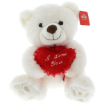 15" I love you heart bear