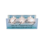 Tealight-In loving memory of a life so beautifully lived and a heart so deeply loved