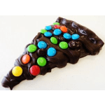 Chocolate Pizza Slice-M&M Milk Chocolate Only