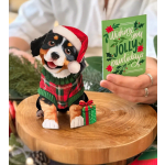 Mini Christmas Puppy Pop-Up Card